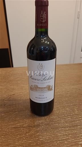 Bordeaux Margaux Grand Cru Château Prieuré-Lichine 2018