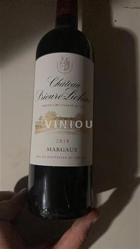 Bordeaux Margaux Grand Cru Château Prieuré-Lichine 2018