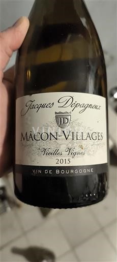 Burgundsko Mâcon a mâconské vesnice Jacques Dépagneux Vieilles Vignes 2015