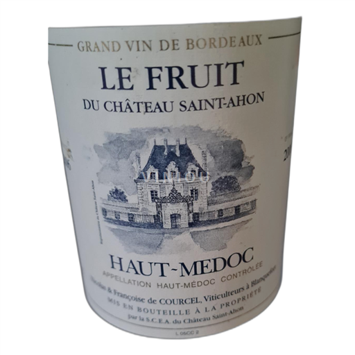 Bordeaux Haut-Médoc Château Saint-Ahon Le Fruit 2008