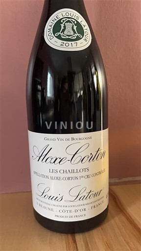 Bourgogne Aloxe-Corton Premier Cru Louis Latour Les Chaillots 2017