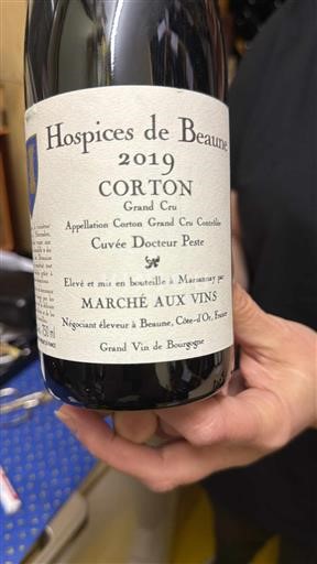 Бургундія Кортон Grand Cru Hospices de Beaune Docteur Peste 2019