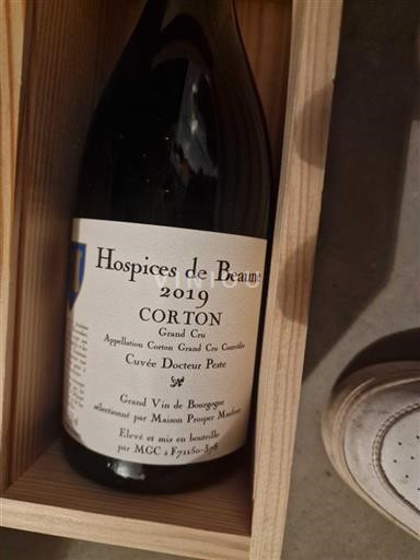 Borgoña Corton Grand Cru Hospices de Beaune Docteur Peste 2019