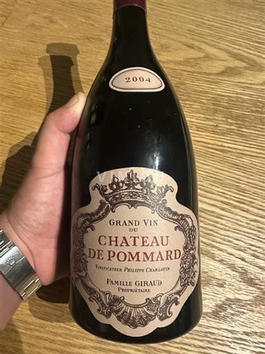 Borgoña Pommard Château Pommard Famille Giraud 2004