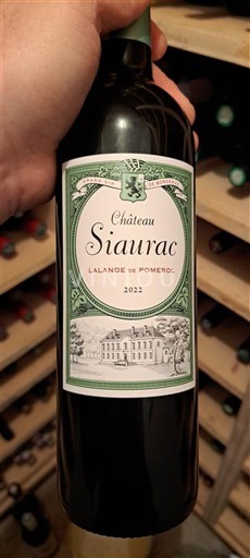 Bordoja Lalande-de-pomerol Château Siaurac 2022