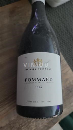 Burgundy Pommard Mathieu Hugonnot 2020