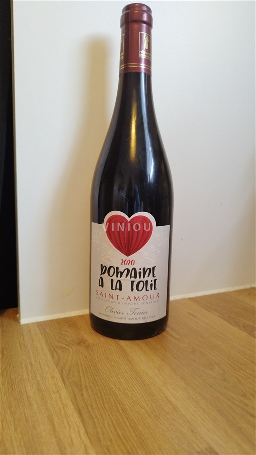 Beaujolais Saint-Amour Domaine A La Folie 2020