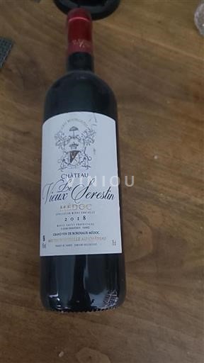 Bordéus Médoc Cru Bourgeois Château Le Vieux Serestin 2018