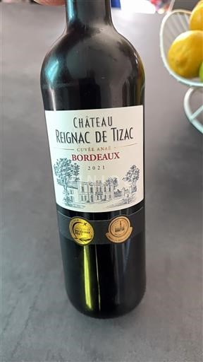 Bordeaux Château Reignac de Tizac Anaë 2021