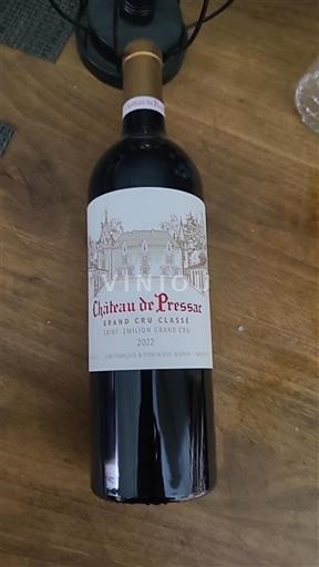 Bordeaux Saint-Émilion Grand Cru Grand Cru Château Pressac 2022
