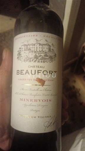 Languedoc Minervois Château Beaufort Vieilles Vignes Niet-geïntegreerd