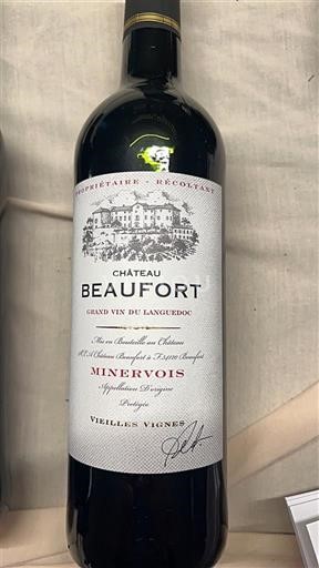 Languedoc Minervois Château Beaufort Vieilles Vignes Ei vuosikertaa
