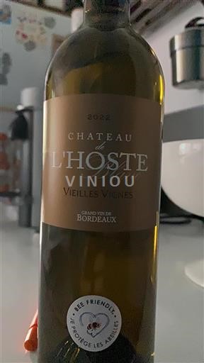 Bordeaux Määrittelemätön Château L'Hoste Vieilles Vignes 2022