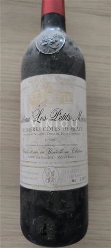 Bordeaux Nespecifikováno Château Les Petits Moines 2006