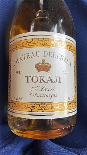 Tokaj E paspecifikuar Château Dereszla Aszú 5 Puttonyos 2017