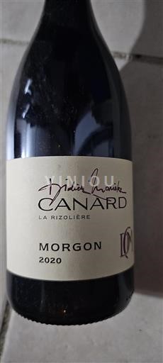 Beaujolais Morgon Didier Canard La Rizolière 2020