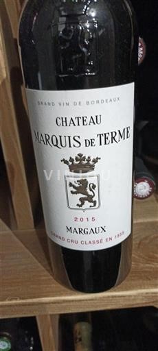Bordeaux Margaux Grand Cru Château Marquis de Terme 2015