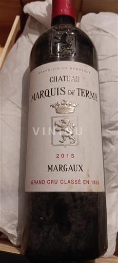 Bordeaux Margaux Grand Cru Château Marquis de Terme 2015