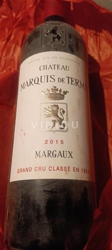 Burdeos Margaux Grand Cru Château Marquis de Terme 2015