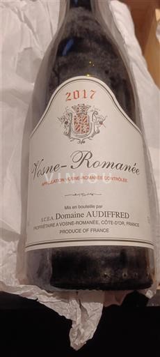Burgundy Vosne-Romanée Domaine Audiffred 2017