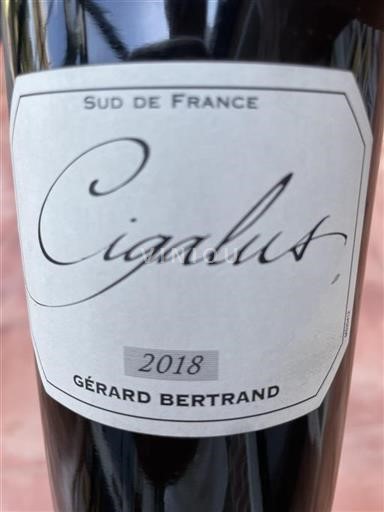Languedoc-Roussillon Pays d'Oc Gérard Bertrand Cigalus 2018