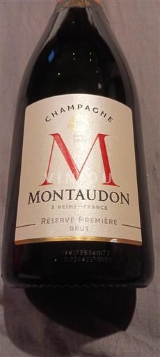 Champagne Champagner Montaudon Réserve Première Brut Ohne Jahrgang