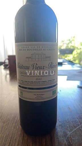 Bordeaux Lalande-de-Pomerol Château Vieux-Rivière 2022