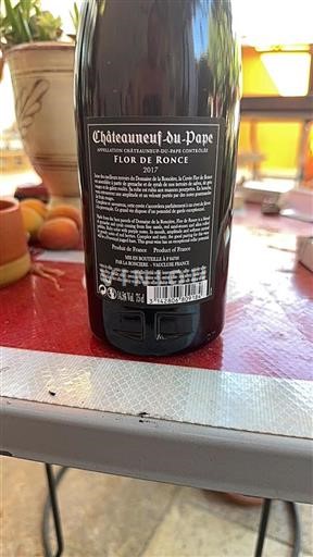 Rhône-dalen Châteauneuf-du-Pape Domaine La Roncière Flor de Ronce 2017