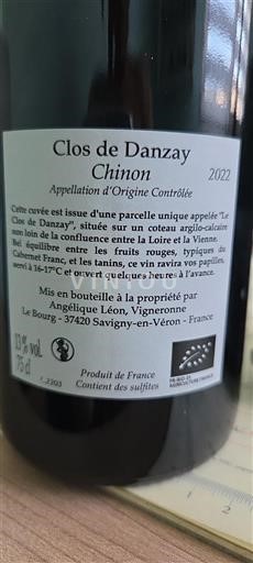 Loire-dalen Chinon Clos de Danzay Clos de Danzay 2022