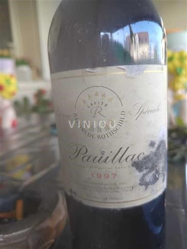 Burdeos Pauillac Grand Cru Château Lafite Rothschild Réserve Spéciale 1997