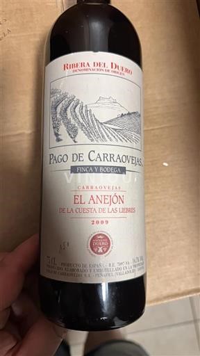 Castilien og León Ribera del Duero Pago de Carraovejas El Anejón de la Cuesta de las Liebres 2009
