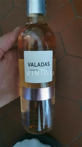Vin Rosé sec Valadas Non millésimé France Provence Côtes-de-provence AOC