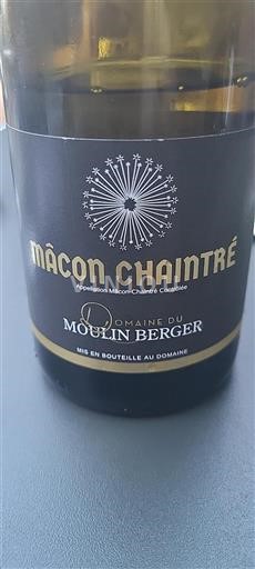 Burgundija Mâcon in Mâcon-villages Domaine Moulin Berger Neleten.