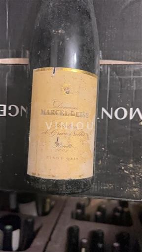 Alsace Pinot grigio Sélection de Grains Nobles Domaine Marcel Deiss S%c3%a9lection de Grains Nobles 2001