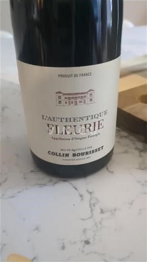 Vin Rouge sec L'Authentique Collin-Bourisset Non millésimé France Beaujolais Fleurie AOC