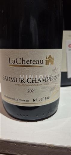 Vin Rouge sec LaCheteau 2021 France Vallée de la Loire Saumur-champigny AOC