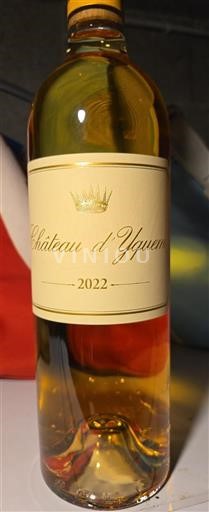 Bordeaux Sauternes Premier Cru Supérieur Château Yquem 2022