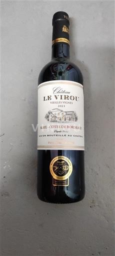 Бордо Блай-Кот-де-Бордо Château Le Virou Vieilles Vignes 2021