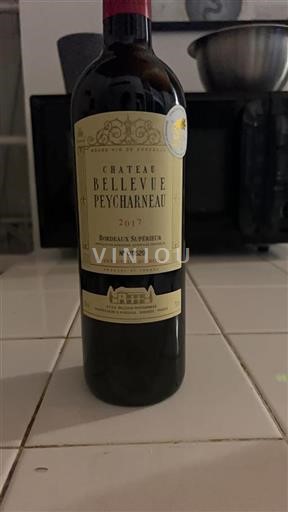 Bordeaux Bordeaux supérieur Château Bellevue Peycharneau 2017