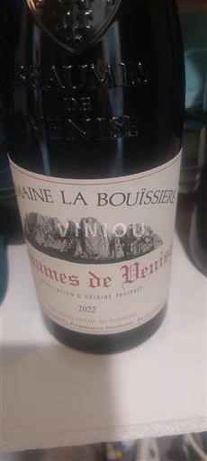 Valle del Ródano Beaumes de Venise Domaine La Bouïssière 2022