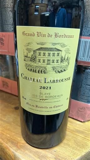 Burdeos Blaye-Côtes de Burdeos Château Labrousse 2021