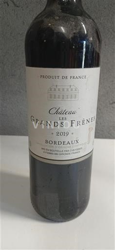 Bordéus Château Les Grands Frênes 2019