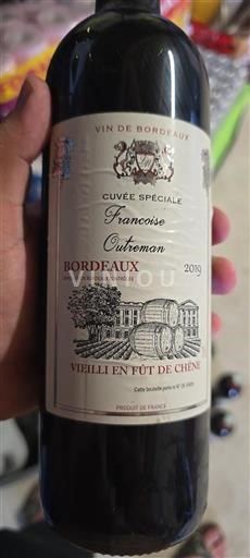 Bordeaux Cuvée Spéciale Françoise Outreman 2019