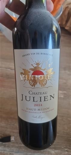 Bordéus Haut-Médoc Château Julien 2014