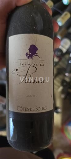 Burdeos Côtes-de-bourg Jean de la Pelissière 2007