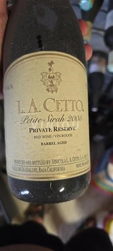 Bassa California Non specificato L.A. Cetto Private Reserve 2005