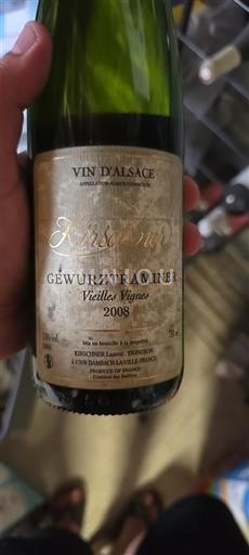 Alsace Grand Cru Kirschner Vieilles Vignes 2008