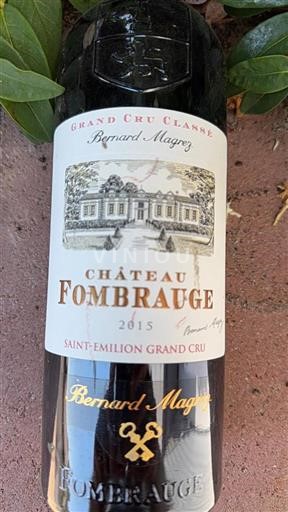 Burdeos Saint-Émilion Gran Cru Grand Cru Classé Fombrauge 2015