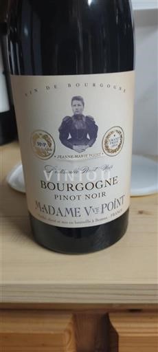 Borgoña Madame Veuve Point L'estimable Pinot Noir Sin añada