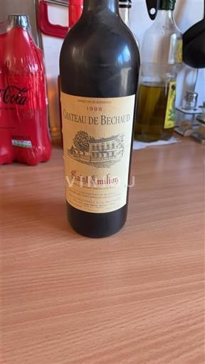 Bordéus Saint-Émilion Château Bechaud 1998